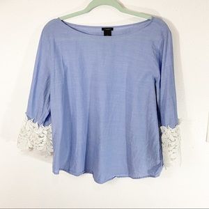 Ann Taylor Factory Lace Blouse